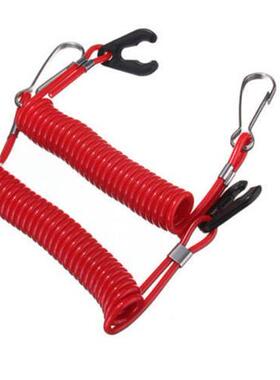 Red 1PCS Boat Outboard Engine Motor Lanyard Kill Stop Switch
