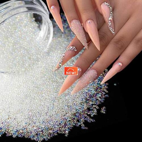 Caviar Beads Crystal Tiny Rhinestones For Manicure Glass