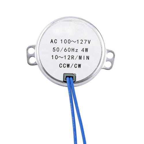Electric Synchronous Motor 50/60Hz AC 100-127V 4W CCW/CW Gea
