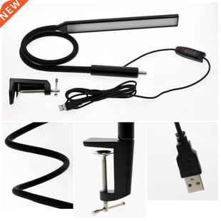 10W LED Clip Long Arm Desk Light Flexible Eye-protected Lamp