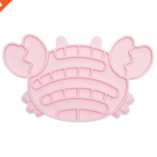 Dog Licking Pad Crab-Shaped Slow Feeder Mat Puzzle Feeders P