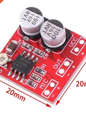 Tension cc 4V-12V cc 5V-12V LM386 Electret Microphone amplif