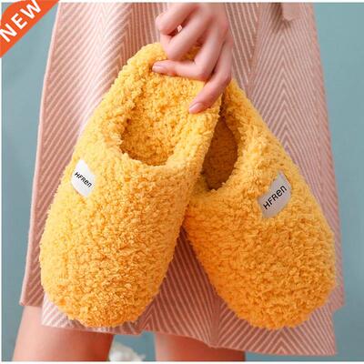 New Autumn Winter Women Men Slippers Bottom Soft insole Home