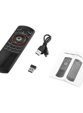 Back Lig Air Mouse with Gyroscope Keyboard Mini Keyboard f