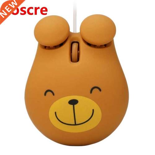 1000 Dpi Wired Opticl Gming Mouse Cute Ber niml Mouse U