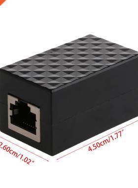 Shielded Aluminum Alloy Lightning Arrester RJ-45 Adapter Eth