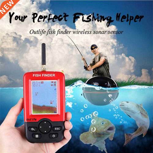 Lake Sea Fishing Smart Portable Fish Finder 36mDepth Alarm W