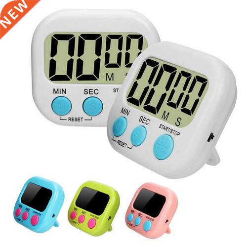 Digital Kitchen Timer Big Digits Loud Alarm Magnetic Backing