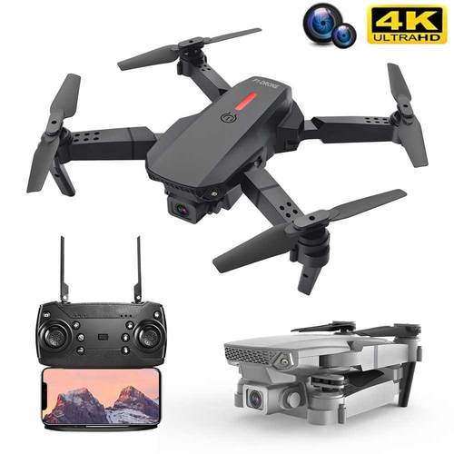 E88 Rc Drone 4K Profesional HD Dual Camera 2.4Ghz Mini Fda