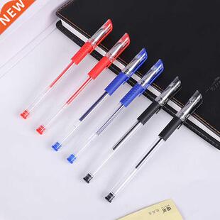 12Pcs Gel Pen 0.5mm Carbon Pen Washable Handle Kawaii Pens R
