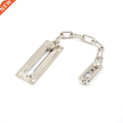 1pc Chrome Chain Door Safety Guard Latch Security Peep Bolt