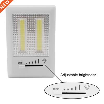 Magnetic LED COB Switch Night Light AAA Battery Operated Co