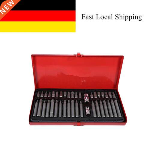 40Pcs Assorted Power Screwdriver Bits Set Hex Spline and Bit
