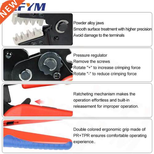 Crimping Tools Set 7pcs Interchangeable Jaw For XH2.54/DuPon