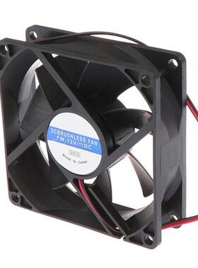 12V 2pin DC Brushless Computer Case Cooling Fan 8025 80x80x2
