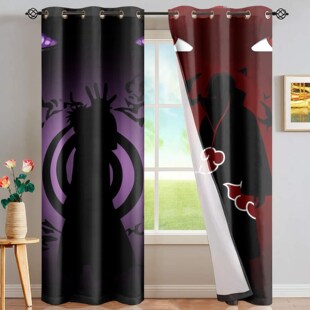 3D Customize Anime Shippuden Akatsuki Pattern Window