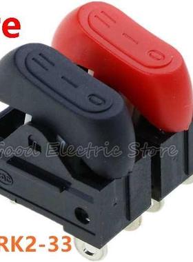 2pcs KCD15-RK2-33 Hair dryer switch,Rocker Switch,3 position