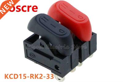 2pcs KCD15-RK2-33 Hair dryer switch,Rocker Switch,3 position