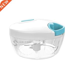 Manual Fruit Vegetable Meat Chopper Hand Pull Food Cutter On