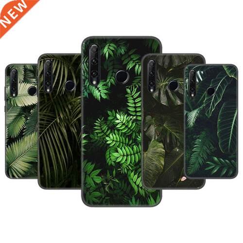 Tropical Green Plant Leaf Case For Huawei Honor 10X Lite 7A