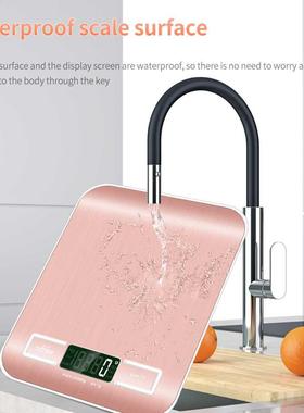 Ktchen Scale Weghng Scale 10Kg 1g Stanless Steel LCD Ele