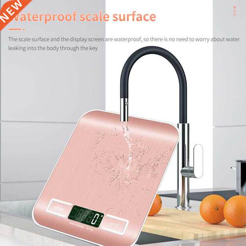 Ktchen Scale Weghng Scale 10Kg 1g Stanless Steel LCD Ele