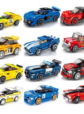 67 models City Racing Car Speed Champions Sports Building Bl