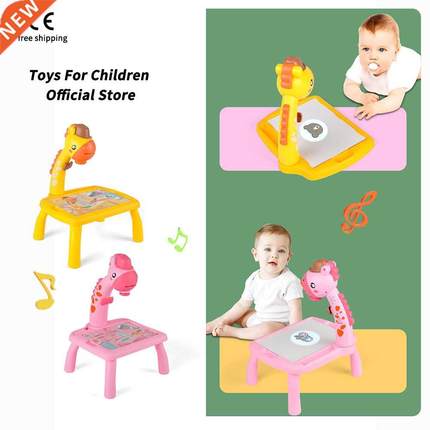 Led Projector Wrtng Drawng Table Chldren Magc Blackboar