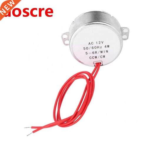 AC 12V 4W Synchronous Motor 5-6RPM CCW/CW with Wire Lead TYC