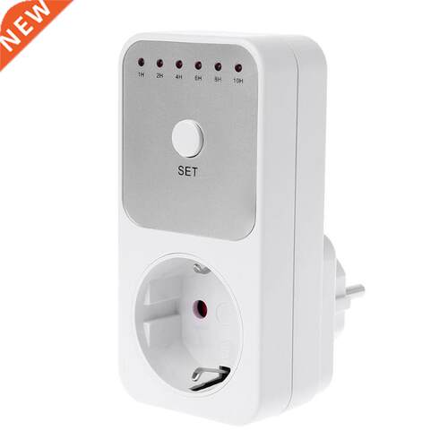 EU Plug Electricity Power Metering Socket 10Hr Timer Socket