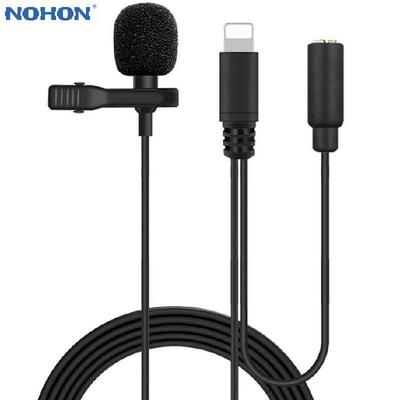 2 in 1 Lavalier Mini Microphone with .5mm Jack for Phone C