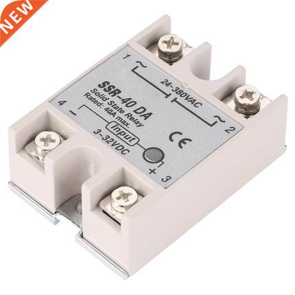 SSR-40DA 40A Single Phase DC-AC Solid State Relay Input -