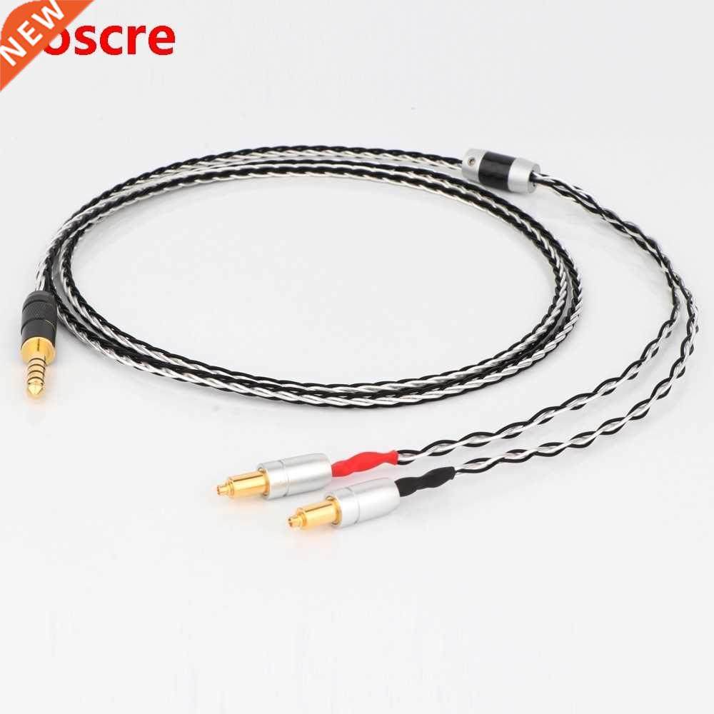 Preffair 1pcs 7N OCC Silver Plated Cable 4.4mm Balanced Head