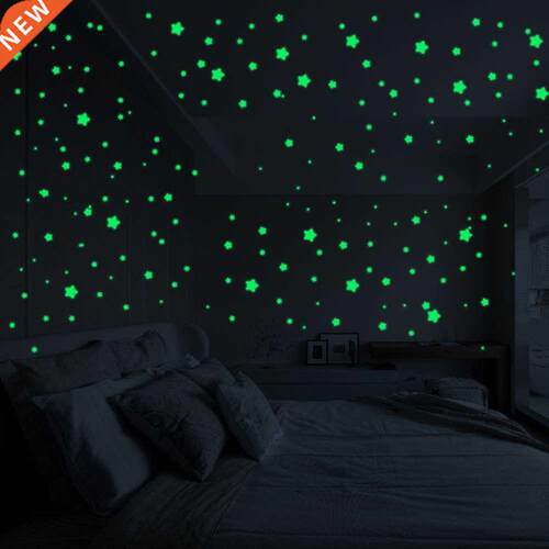 3D 127PCS Stars Glow In The Dark Wall ers Luminous Fluoresce