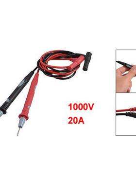 Digital Multimeter 1000V 20A Test Le Cable Probe Red Black