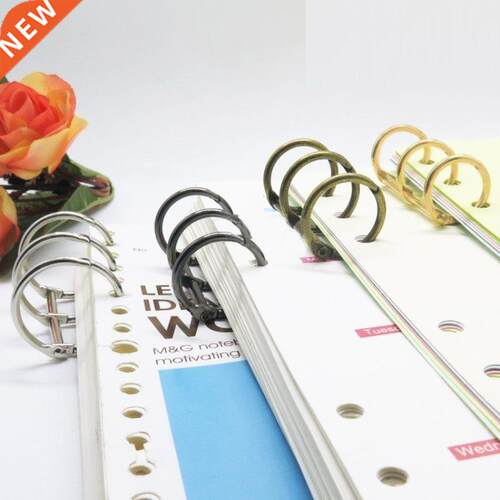2Pcs Metal Ring Binder Calendar Circle Stationery Office Met