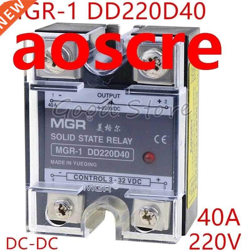 1PCS SSR 40A MGR-1 DD220D40 Load voltage 5-220V DC Control D