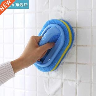 Brush Kitchen Cleaning 1PC Toilet Sponge Bathroom Kit Handle