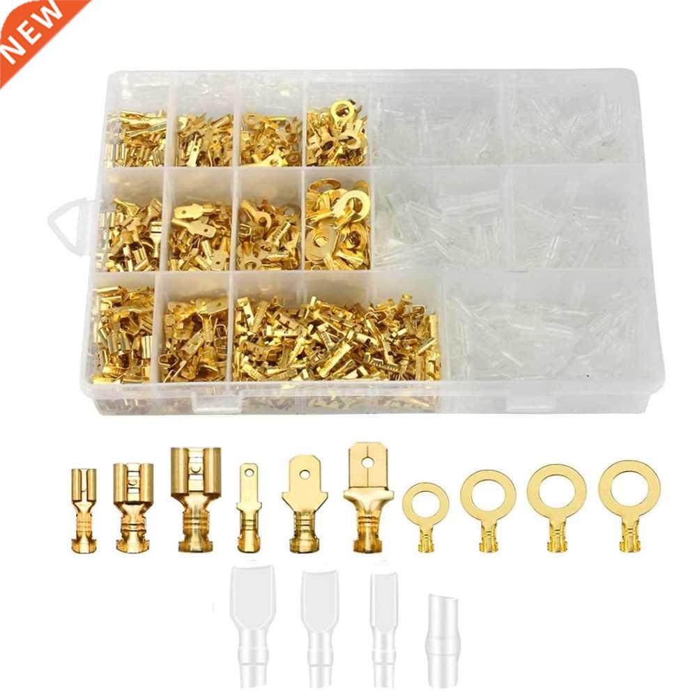 1000PCS/Box 2.8/4.8/6.3mm Crimp Terminals Insulated Male And