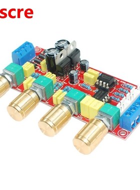 Dual NE5532 Repalceable tone Preamp Board Audio equalizer Pr