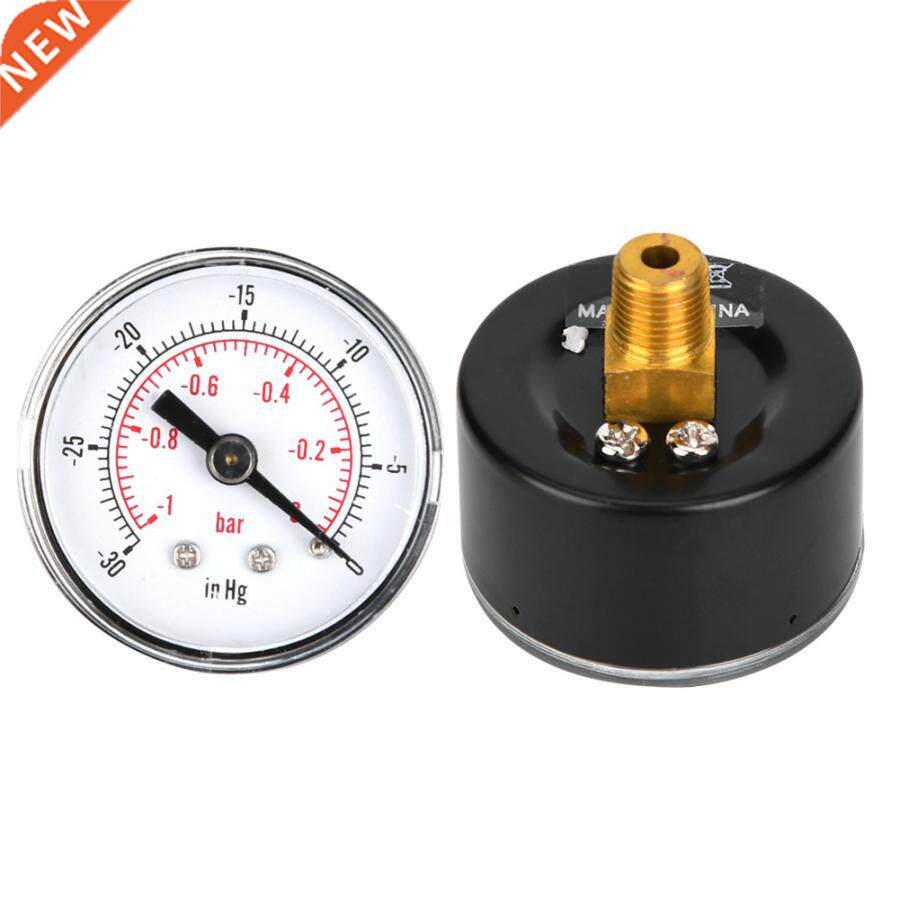 Pressure Gauge -1~0bar -30~0nHg Dual Scale Vacuum Pressure