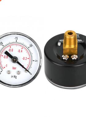 Pressure Gauge -1~0bar -30~0nHg Dual Scale Vacuum Pressure