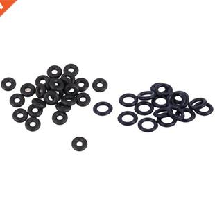 Oil Black 20Pcs Washers Ring Rubber Thickness 40Pcs