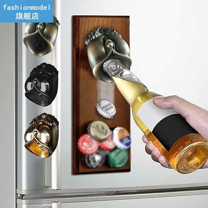 Creative Corkscrew Bottle Wine Corkscrew Bar Standard Bronze