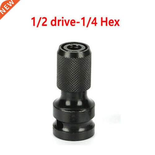 1/2 nch To 1/4 nch Hex Socket Adapter Electrc Wrench Drv