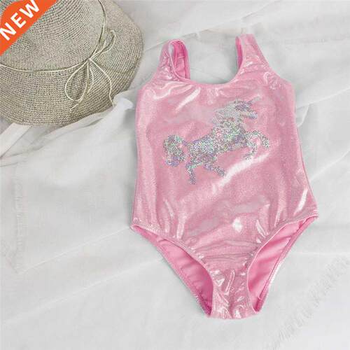 2022 Unicorn Children Swimwear For Girls One Piece Children