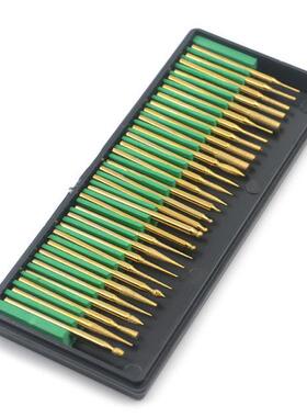 30 Pcs Diamond Burr Bits Drill Kit For Engraving Carving Gri