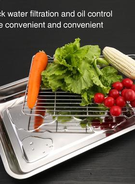 Plateau de cuisson acier inoxydable Barbecue nourriture piqu