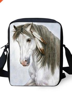 2020 High Quality ylish Women Messenger Bags 3D Horse Pri
