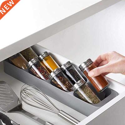 8 Grids Spice Rack Cupboard Organizer Spice Storage Racks Ut